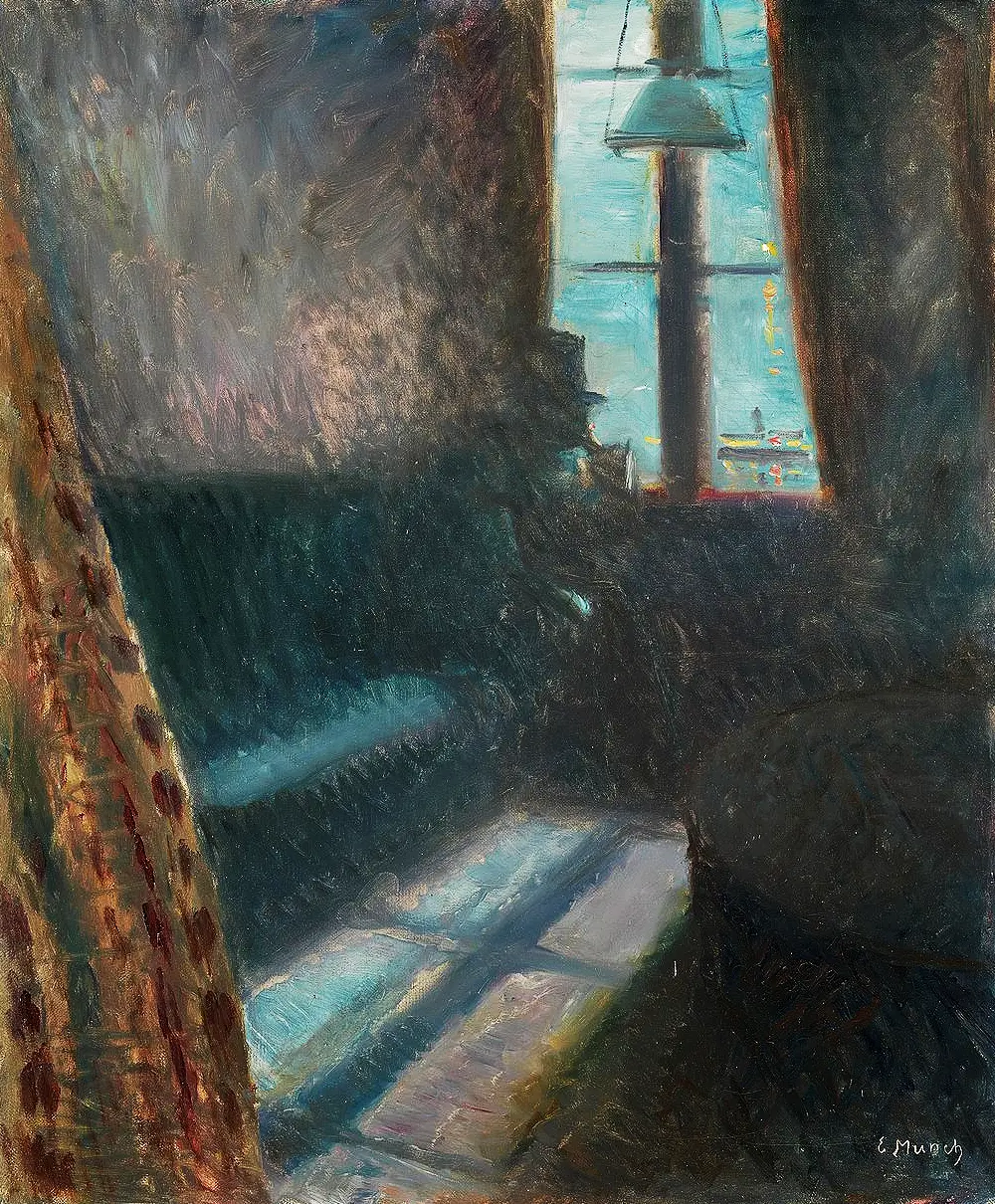 Night in Saint-Cloud in Detail Edvard Munch